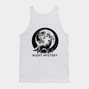 Lunar Howl - Enigmatic Wolf Tank Top